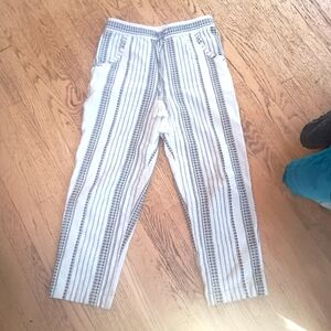 ANTHROPOLOGIE LADIES WOMENS MEDIUM M GORGEOUS SPRING PANTS BEACH LK NEW $138